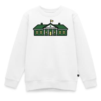  Tennis Country Club Vereinsheim - Kinder Premium Organic Sweatshirt - Weiß - Vorne - AI Model Kid Male (0cm)
