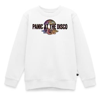 panique à la discothèque - Sweat Premium enfant bio - blanc - Devant - AI Model Kid Male (0cm)