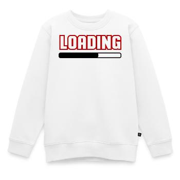 loading - Kinder Premium Organic Sweatshirt - Weiß - Vorne - AI Model Kid Male (0cm)