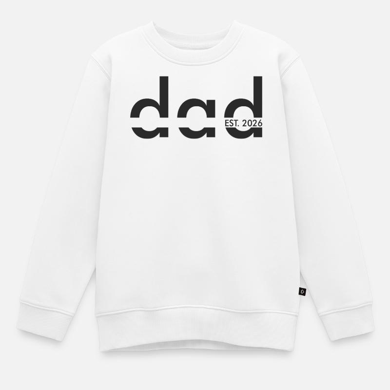 Dead EST 2026 Graphic - Kids Premium Organic Sweatshirt - white