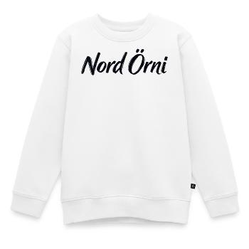Nord Örni  - Kinder Premium Organic Sweatshirt - Weiß - Vorne - AI Model Kid Male (0cm)