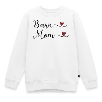 Maman de l’écurie - Mère de l’écurie - Sweat Premium enfant bio - blanc - Devant - AI Model Kid Male (0cm)