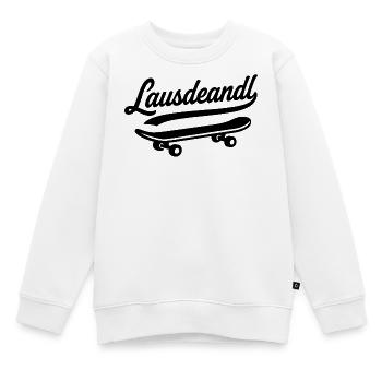 Lausdeandl - Kinder Premium Organic Sweatshirt - Weiß - Vorne - AI Model Kid Male (0cm)