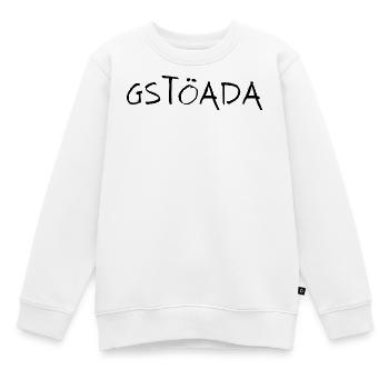 Gstöada - Kinder Premium Organic Sweatshirt - Weiß - Vorne - AI Model Kid Male (0cm)