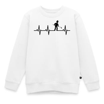 Landwirtschaft Kardiogramm - Kinder Premium Organic Sweatshirt - Weiß - Vorne - AI Model Kid Male (0cm)