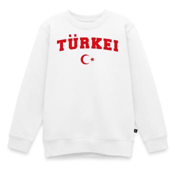 Türkei Fan T-Shirt Türkiye - Kinder Premium Organic Sweatshirt - Weiß - Vorne - AI Model Kid Male (0cm)