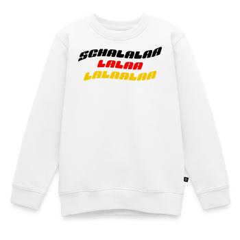 Fußball Germany Deutschland Fanshirt - Kinder Premium Organic Sweatshirt - Weiß - Vorne - AI Model Kid Male (0cm)