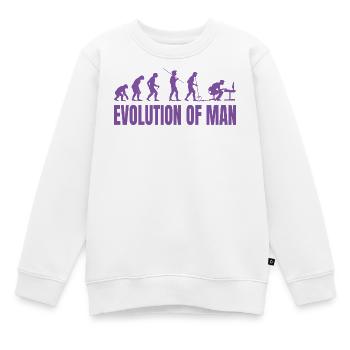 Programmeur Computer Freak Evolution Rétro - Sweat Premium enfant bio - blanc - Devant - AI Model Kid Male (0cm)
