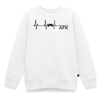 GamingPulse - Kids Premium Organic Sweatshirt - white - Front - AI Model Kid Male (0cm)
