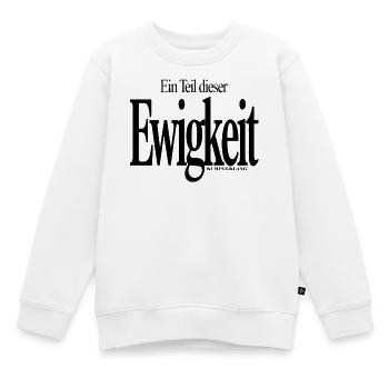 Sterne Auf Zeit  - Kinder Premium Organic Sweatshirt - Weiß - Vorne - AI Model Kid Male (0cm)
