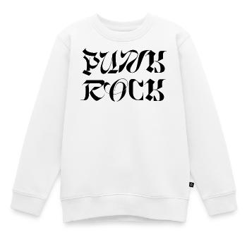 Punkrock-Logo - Kinder Premium Organic Sweatshirt - Weiß - Vorne - AI Model Kid Male (0cm)
