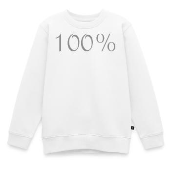 100 % - Sweat Premium enfant bio - blanc - Devant - AI Model Kid Male (0cm)