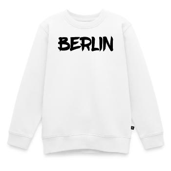 Berlin - Deutschland - Hauptstadt - Berliner Bär - Kinder Premium Organic Sweatshirt - Weiß - Vorne - AI Model Kid Male (0cm)