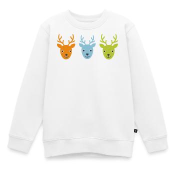 Reh Shirts - Kinder Premium Organic Sweatshirt - Weiß - Vorne - AI Model Kid Male (0cm)