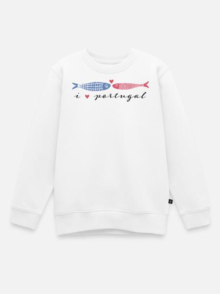 i_love_portugal - Sweat Premium enfant bio - blanc