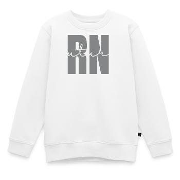 Futur don majeur pour étudiant en soins infirmiers drôles - Sweat Premium enfant bio - blanc - Devant - AI Model Kid Male (0cm)