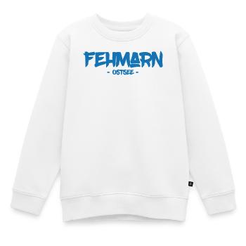 Fehmarn - Ostsee - Insel - Strand - Sommer - Sonne - Kinder Premium Organic Sweatshirt - Weiß - Vorne - AI Model Kid Male (0cm)