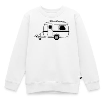 Karawane - Kinder Premium Organic Sweatshirt - Weiß - Vorne - AI Model Kid Male (0cm)