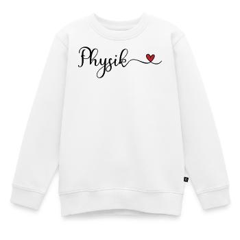 Physics - Kids Premium Organic Sweatshirt - white - Front - AI Model Kid Male (0cm)