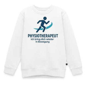 Bewegungstherapie Logo - Kinder Premium Organic Sweatshirt - Weiß - Vorne - AI Model Kid Male (0cm)