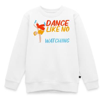 Breakdance - Kinder Premium Organic Sweatshirt - Weiß - Vorne - AI Model Kid Male (0cm)