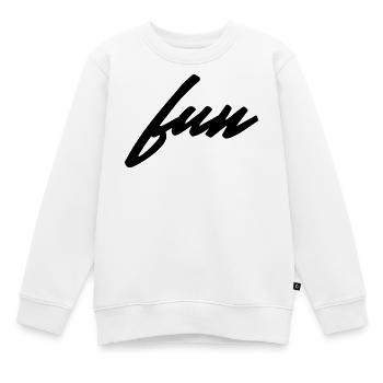 Fun Minimalist Spruch Shirt - Kinder Premium Organic Sweatshirt - Weiß - Vorne - AI Model Kid Male (0cm)