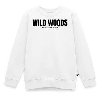 Wild Woods Endless Wonder - Kinder Premium Organic Sweatshirt - Weiß - Vorne - AI Model Kid Male (0cm)