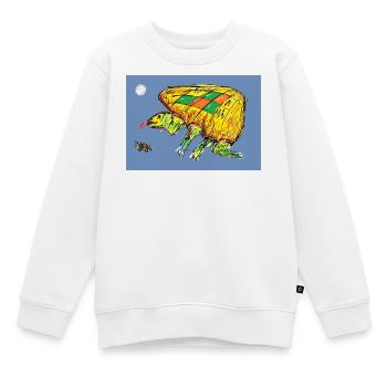 Deux citoyens très différents qui se regardent - Sweat Premium enfant bio - blanc - Devant - AI Model Kid Male (0cm)