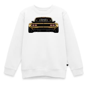 Arrière - Sweat Premium enfant bio - blanc - Devant - AI Model Kid Male (0cm)