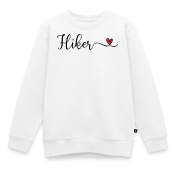 randonneur - Sweat Premium enfant bio - blanc - Devant - AI Model Kid Male (0cm)