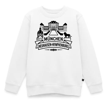 München Neuhausen Nymphenburg - Kinder Premium Organic Sweatshirt - Weiß - Vorne - AI Model Kid Male (0cm)