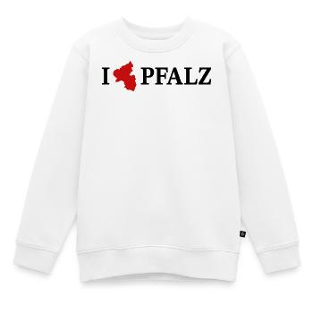 I love Pfalz Rheinland Pfalz - Kinder Premium Organic Sweatshirt - Weiß - Vorne - AI Model Kid Male (0cm)