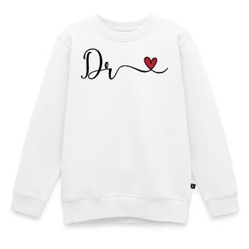 Dr - Sweat Premium enfant bio - blanc - Devant - AI Model Kid Male (0cm)