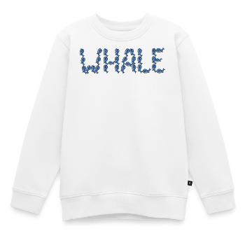 Waltypografie - Kinder Premium Organic Sweatshirt - Weiß - Vorne - AI Model Kid Male (0cm)