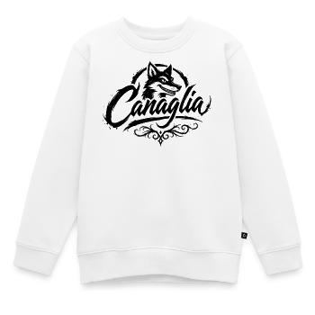 Voleur - Sweat Premium enfant bio - blanc - Devant - AI Model Kid Male (0cm)