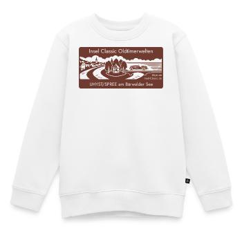 Insel Classic Oldtimerwelten Uhyst Spree Lausitz  - Kinder Premium Organic Sweatshirt - Weiß - Vorne - AI Model Kid Male (0cm)