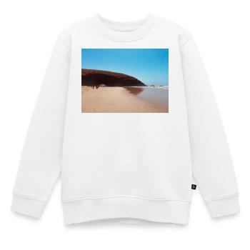 Plage de Red Rock - Sweat Premium enfant bio - blanc - Devant - AI Model Kid Male (0cm)