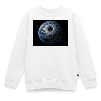 Erdwirbelportal - Kinder Premium Organic Sweatshirt - Weiß - Vorne - AI Model Kid Male (0cm)