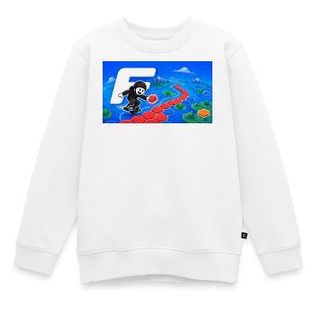 Floateers 2 - Sweat Premium enfant bio - blanc - Devant - AI Model Kid Male (0cm)