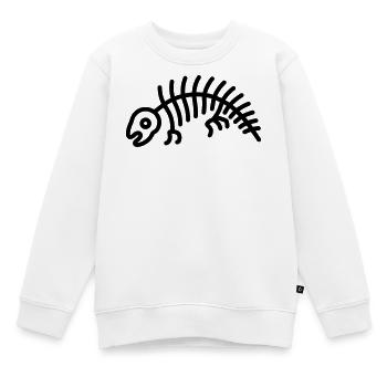 os dinosaure - Sweat Premium enfant bio - blanc - Devant - AI Model Kid Male (0cm)
