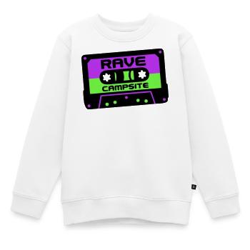 Rave Cassette Festival Logo - Sweat Premium enfant bio - blanc - Devant - AI Model Kid Male (0cm)