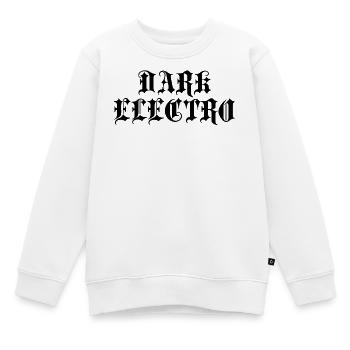 électro sombre - Sweat Premium enfant bio - blanc - Devant - AI Model Kid Male (0cm)