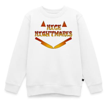 Flammes de cauchemars agréables - Sweat Premium enfant bio - blanc - Devant - AI Model Kid Male (0cm)