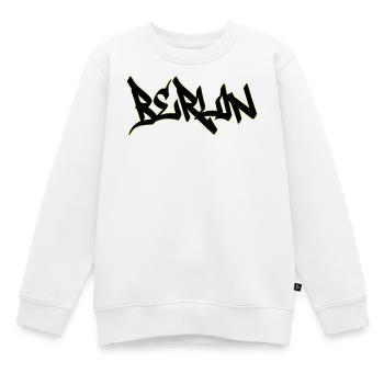 Berlin Graffiti - Kinder Premium Organic Sweatshirt - Weiß - Vorne - AI Model Kid Male (0cm)