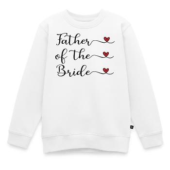 Vater der Braut - Kinder Premium Organic Sweatshirt - Weiß - Vorne - AI Model Kid Male (0cm)