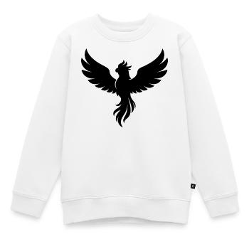 Phoenix - Kinder Premium Organic Sweatshirt - Weiß - Vorne - AI Model Kid Male (0cm)