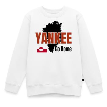 Grönland: Yankee Go Home - Kinder Premium Organic Sweatshirt - Weiß - Vorne - AI Model Kid Male (0cm)