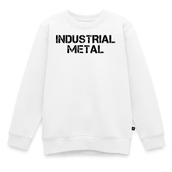Industriemetall - Kinder Premium Organic Sweatshirt - Weiß - Vorne - AI Model Kid Male (0cm)