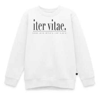 Journey of Life - Kinder Premium Organic Sweatshirt - Weiß - Vorne - AI Model Kid Male (0cm)