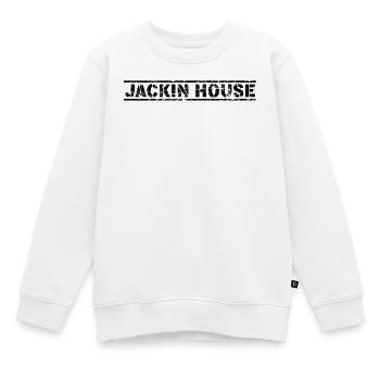 Jackin House - Kinder Premium Organic Sweatshirt - Weiß - Vorne - AI Model Kid Male (0cm)